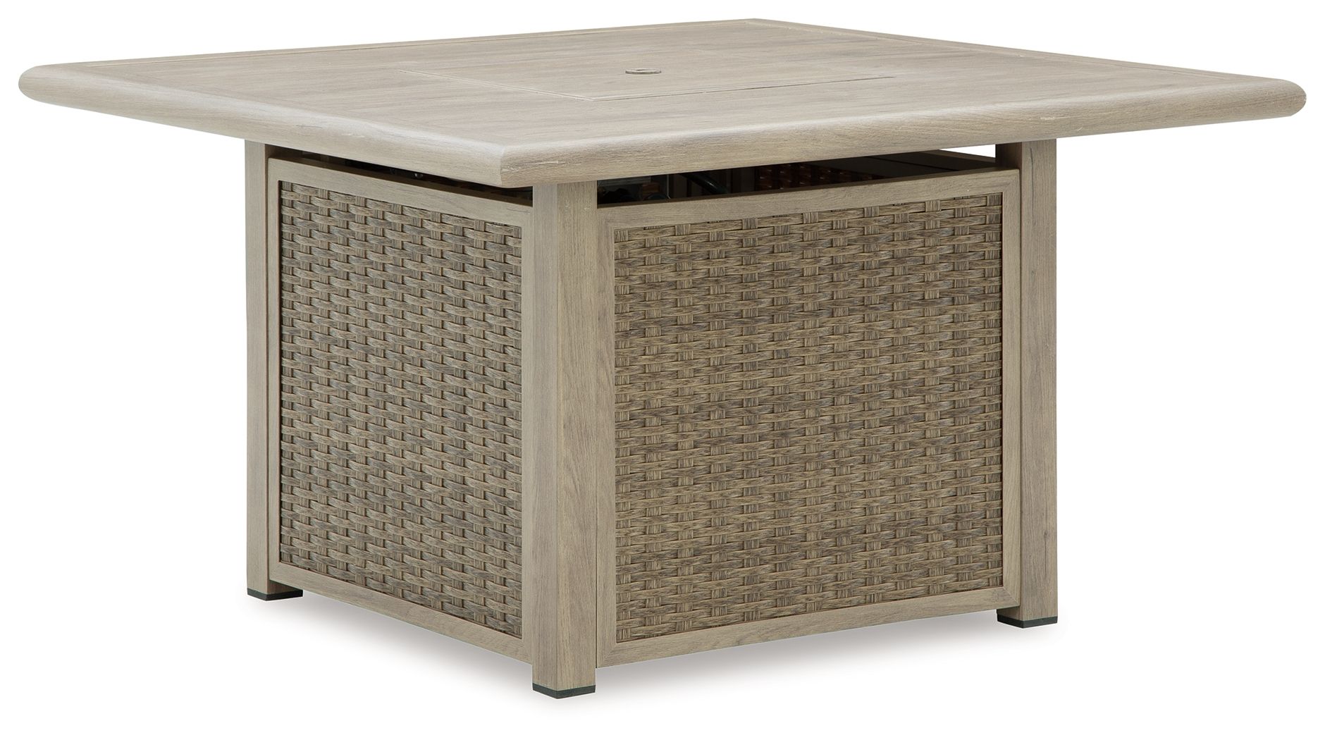 Carisbo - Square Fire Pit Table - Beige