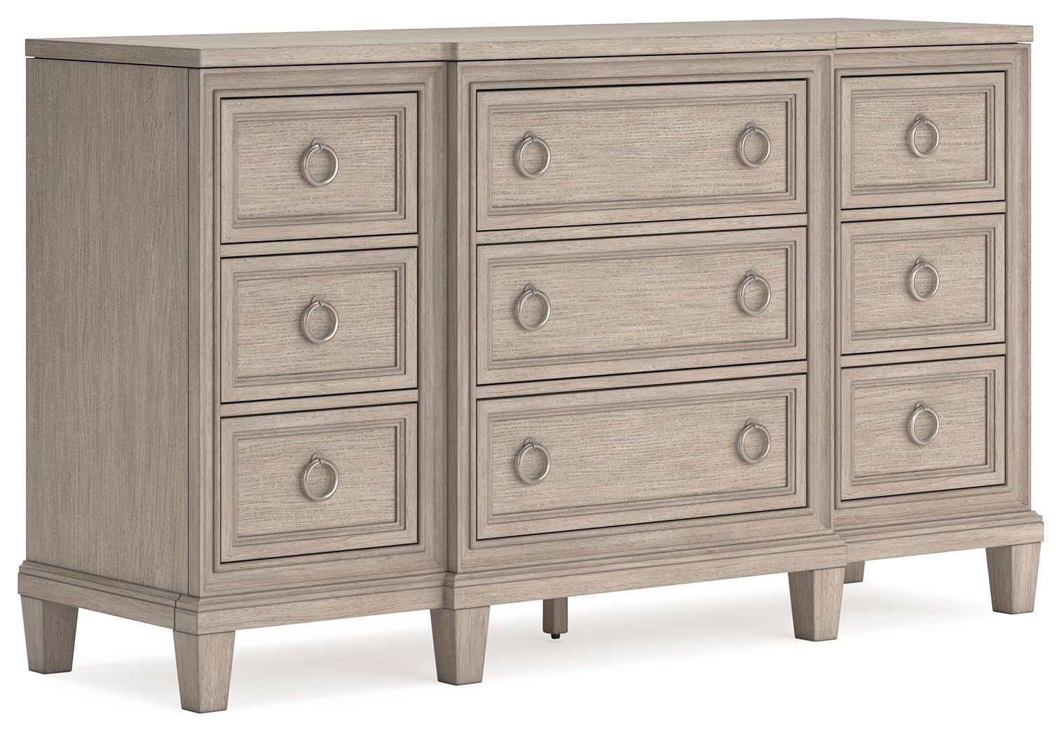 Jorlaina - Dresser - Light Grayish Brown