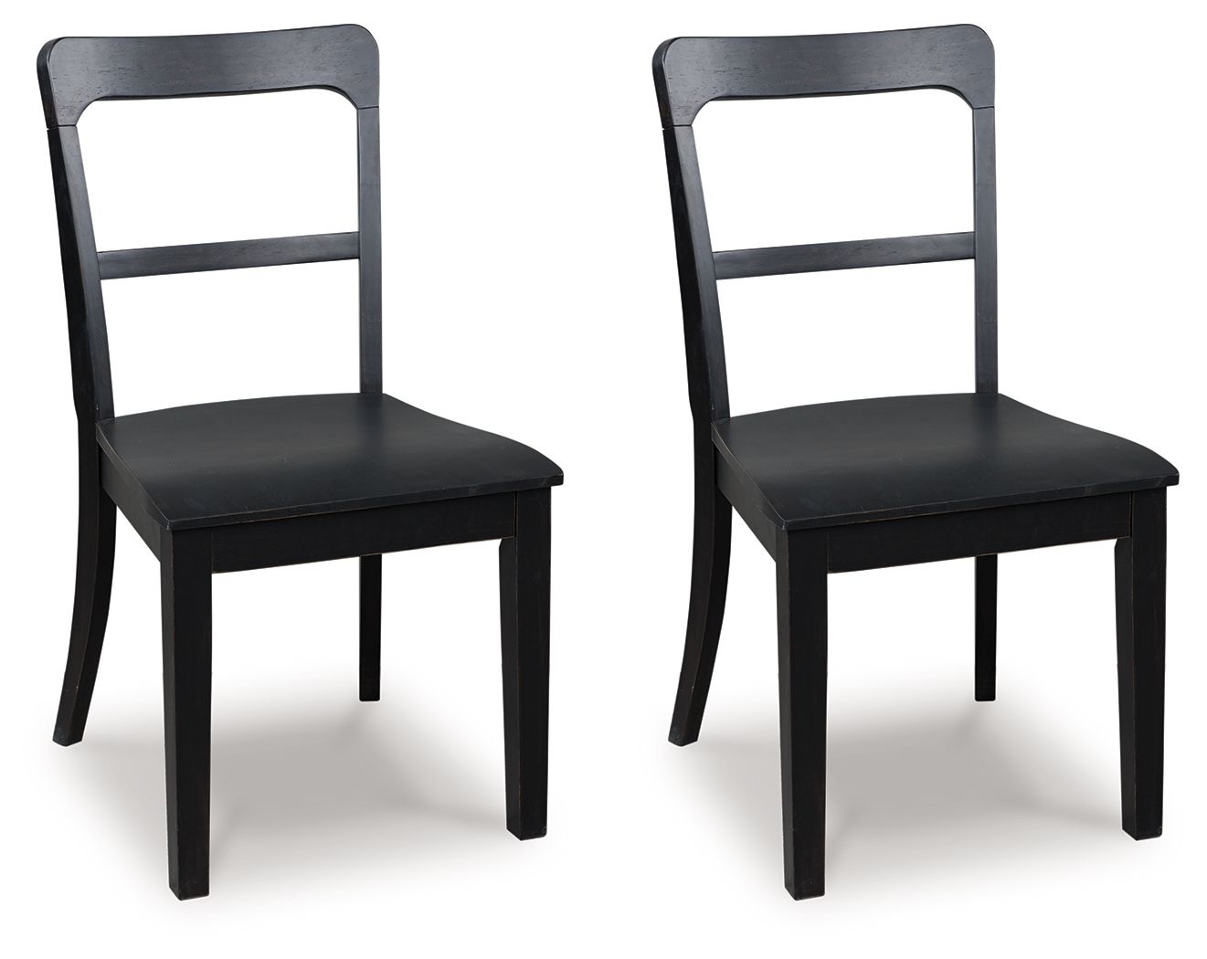 Chadworth - Upholstered Dining Side Chair (Set of 2) - Black