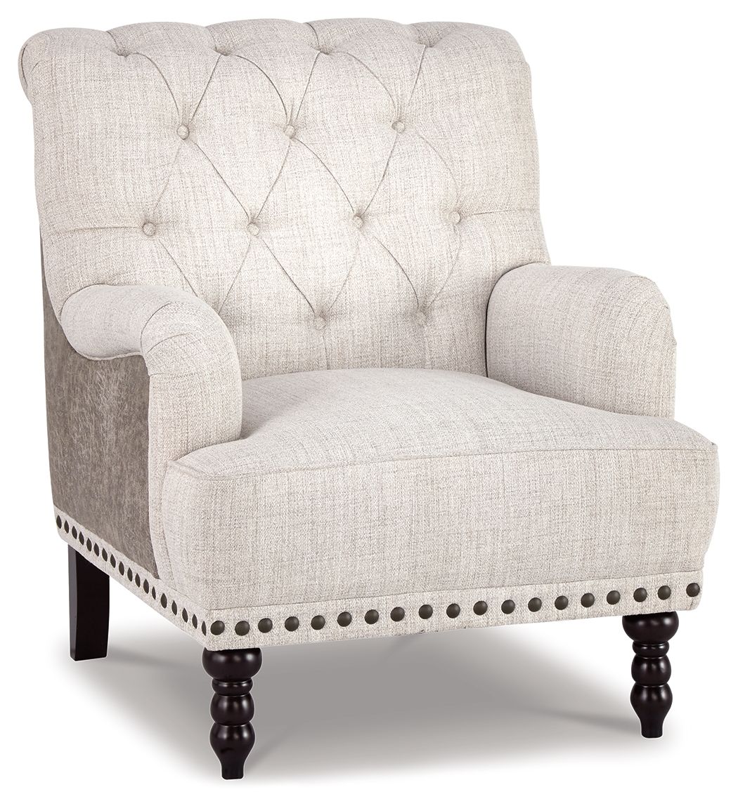 Tartonelle - Accent Chair - Ivory / Taupe