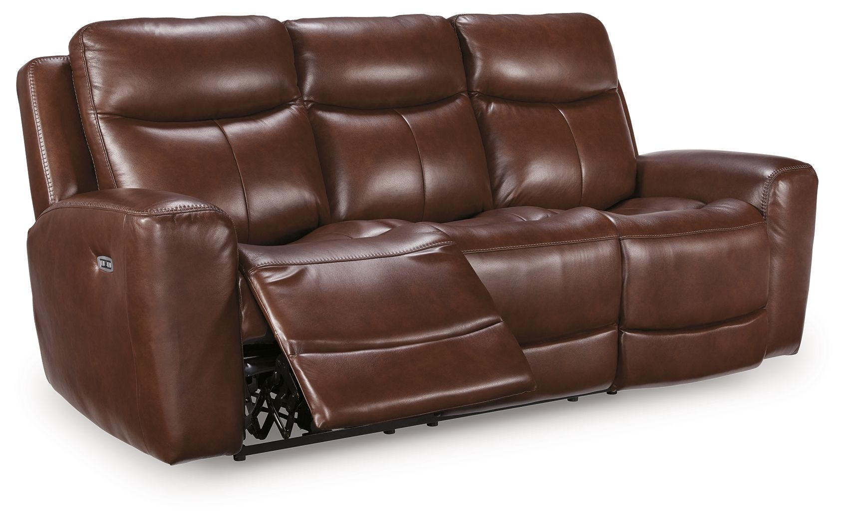 Momentum Moves - Power Reclining Sofa With Adjustable Headrest - Mahogany