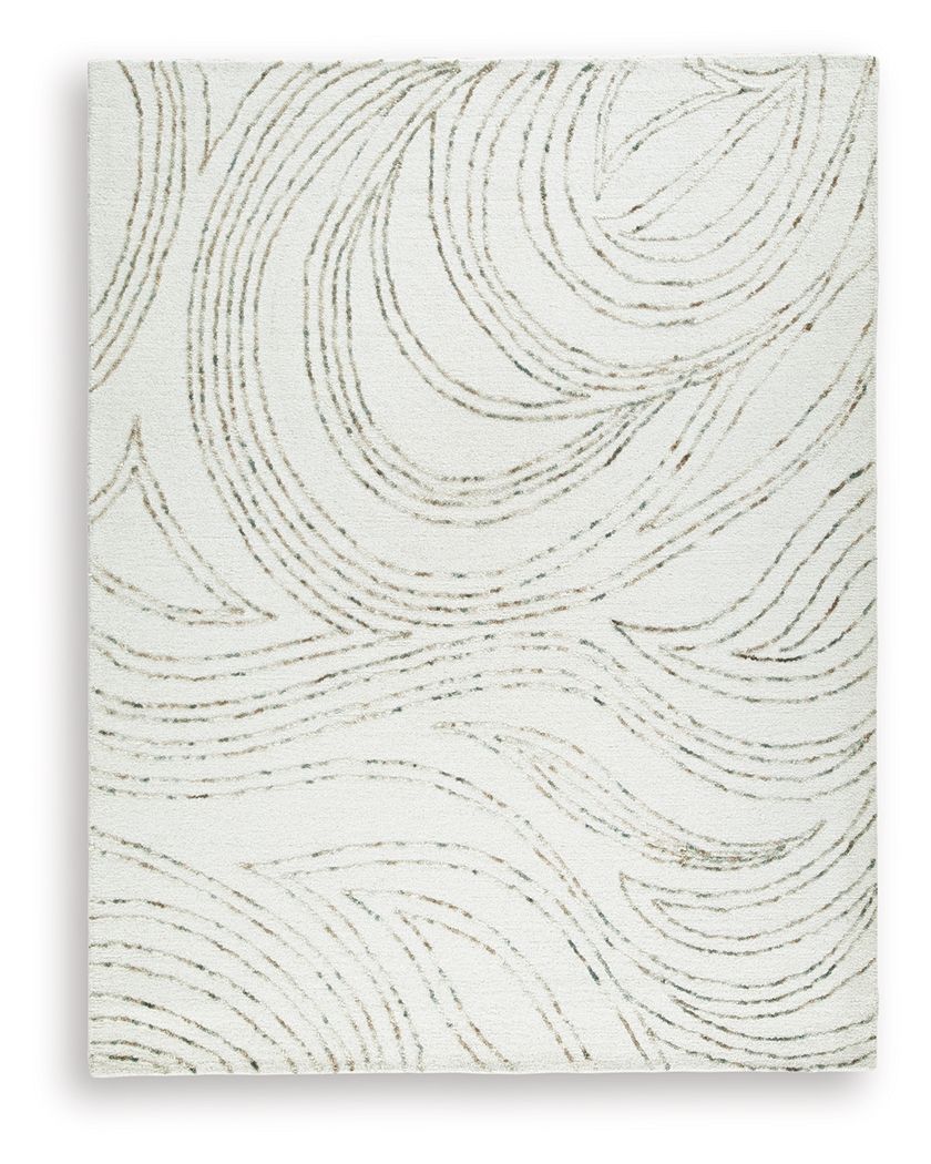Deenbury - Large Rug - Ivory / Green / Brown