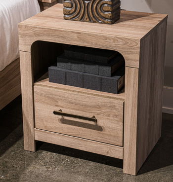 Hollymount - One Drawer Night Stand - Tan