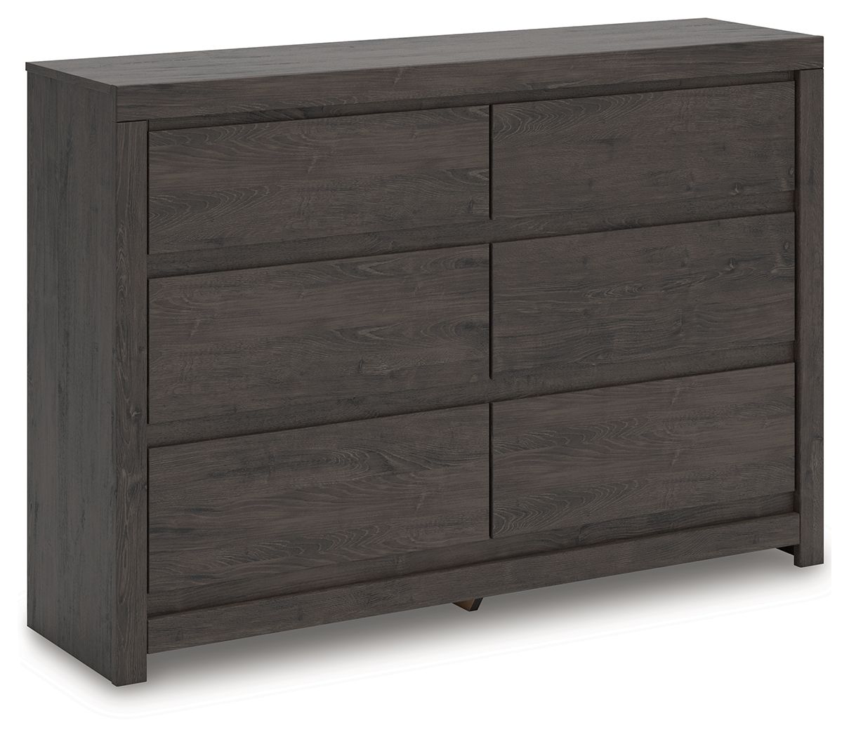 Parlayon - Six Drawer Dresser - Charcoal