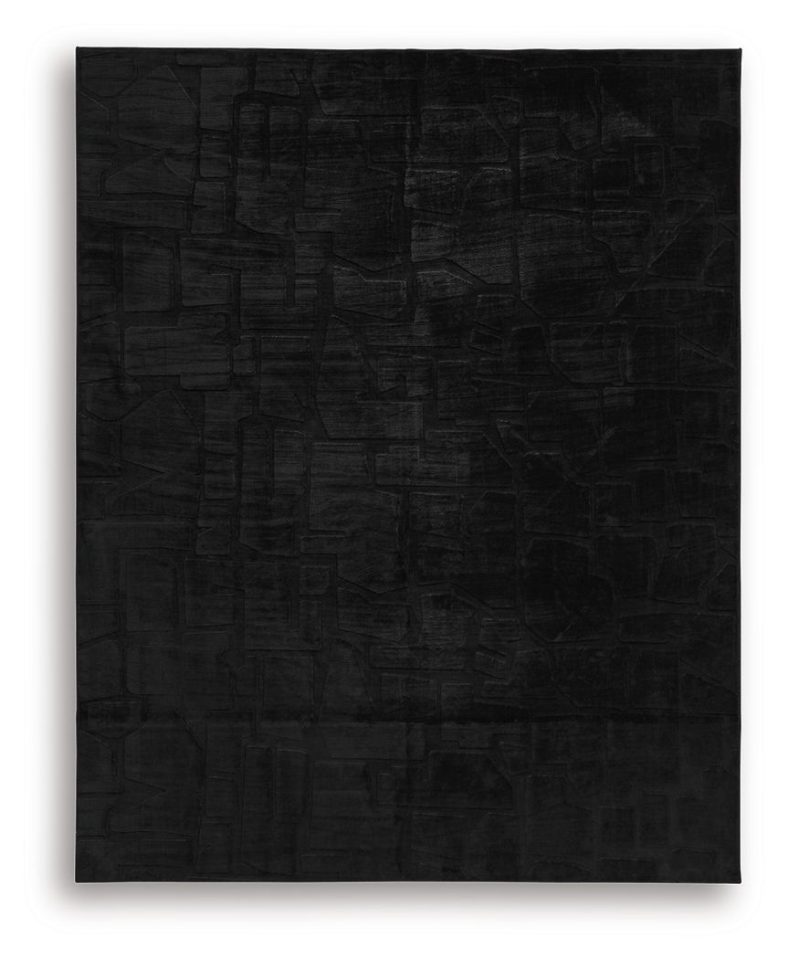 Gibbswell - Washable Large Rug - Black