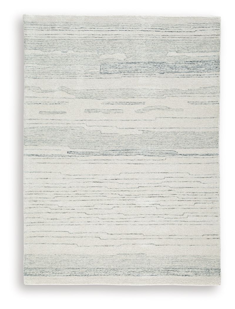 Genemost - Medium Rug - Ivory / Blue