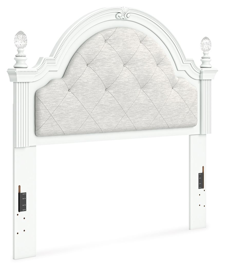 Maylilly - Full Upholstered Panel Headboard - White