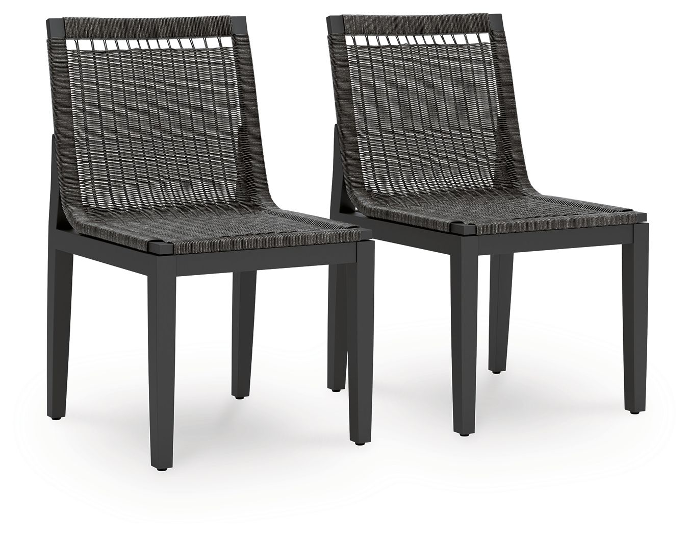 Maroska - Chair (Set of 2) - Gray / Black