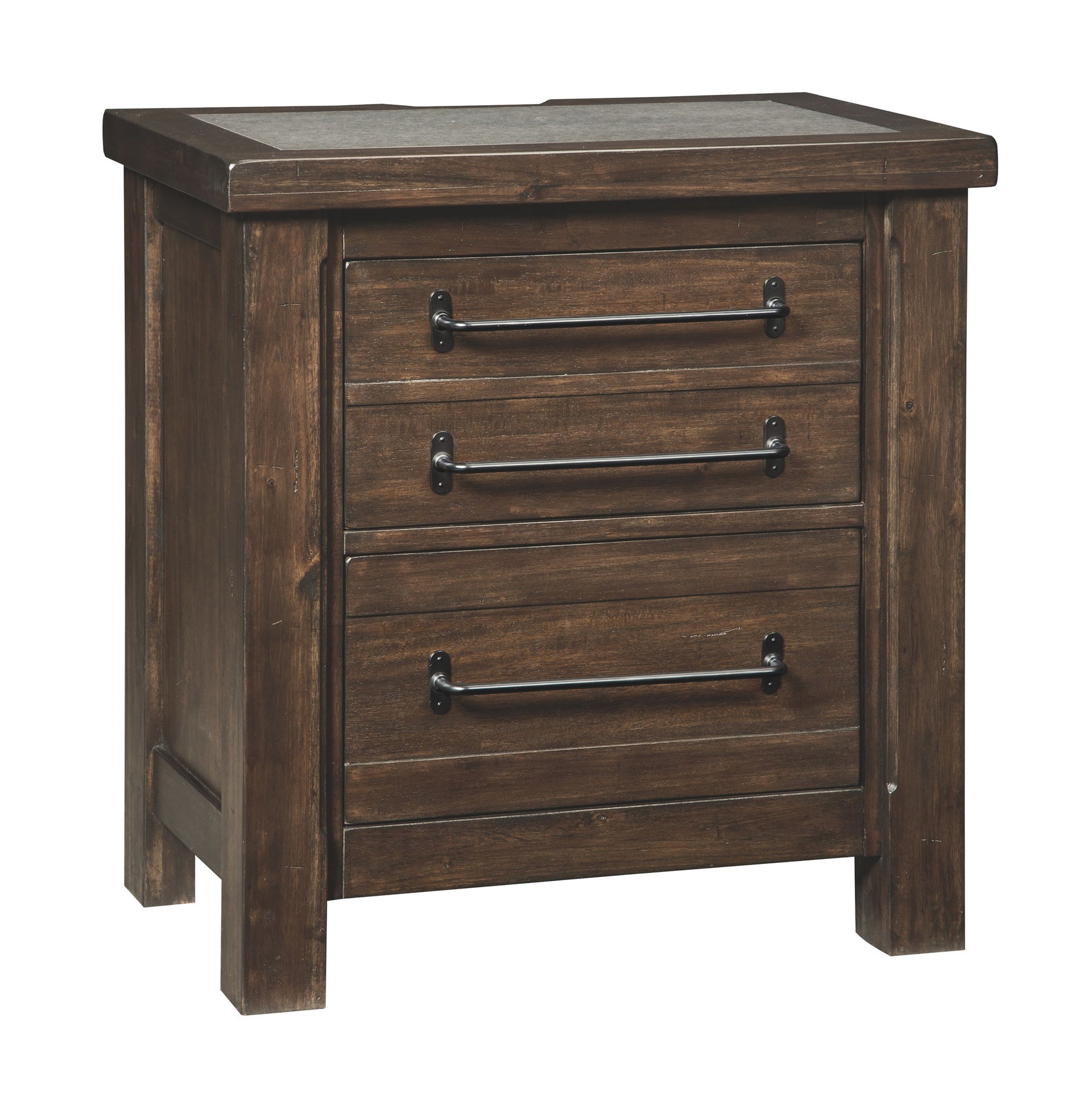 Starmore - Two Drawer Night Stand - Brown Dark
