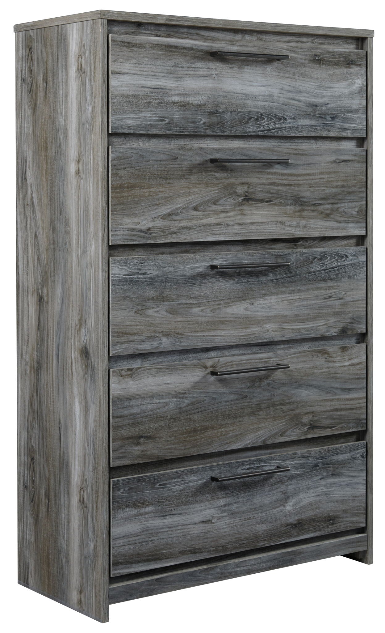 Baystorm - Five Drawer Chest - Gray