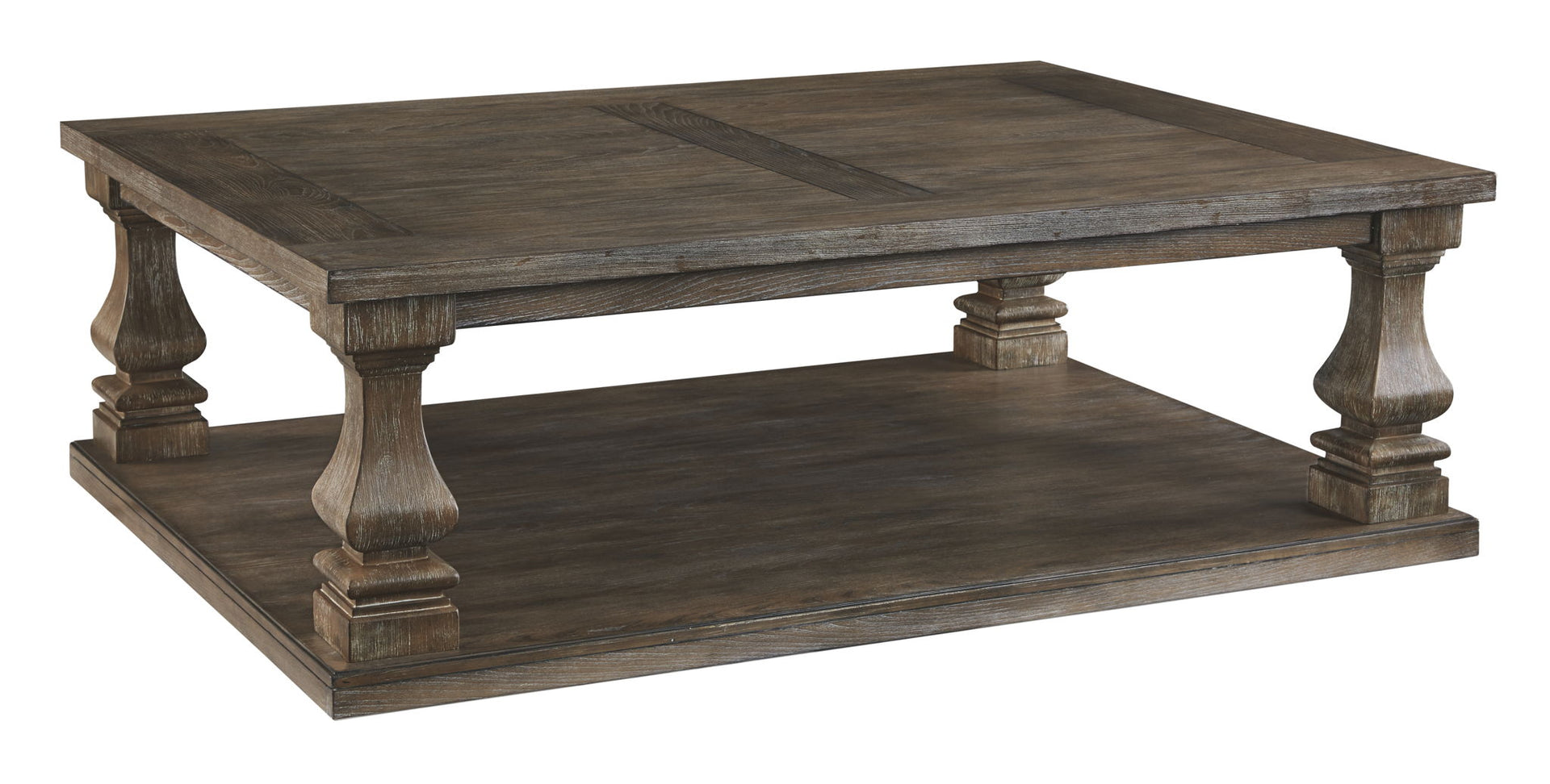 Johnelle - Rectangular Cocktail Table - Gray