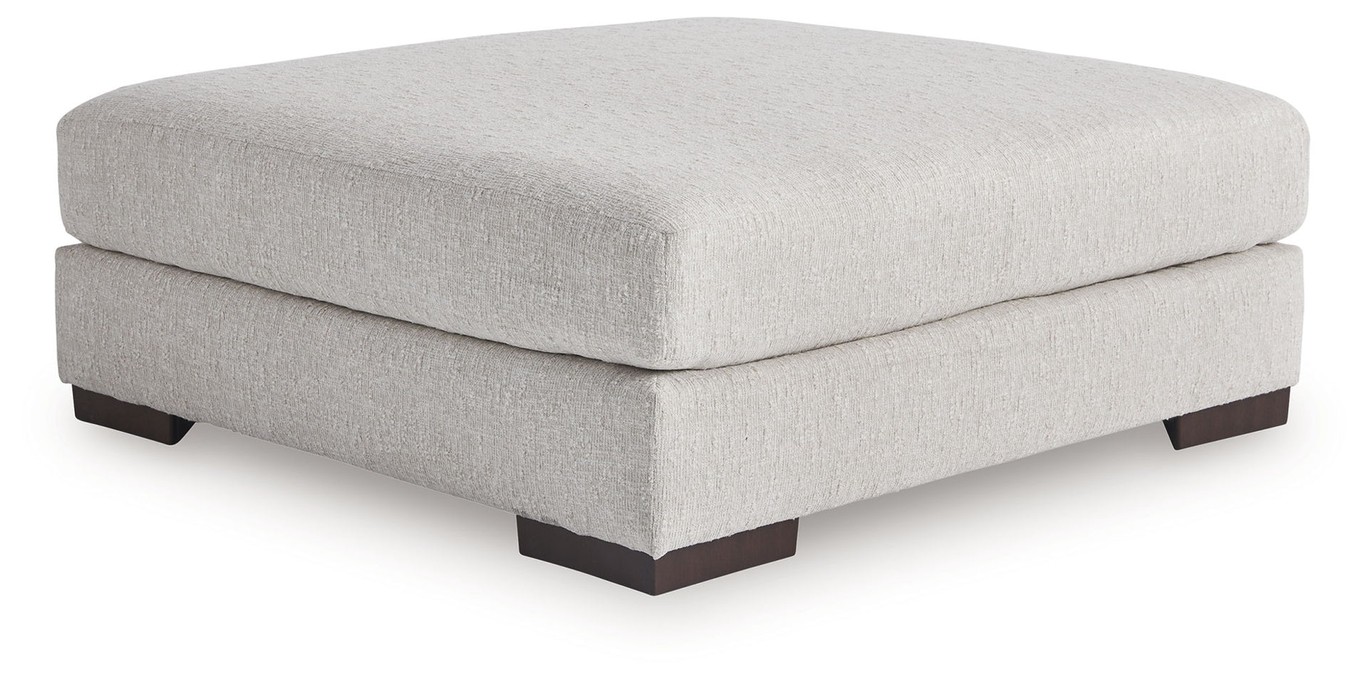 Cavella - Oversized Accent Ottoman - Pebble