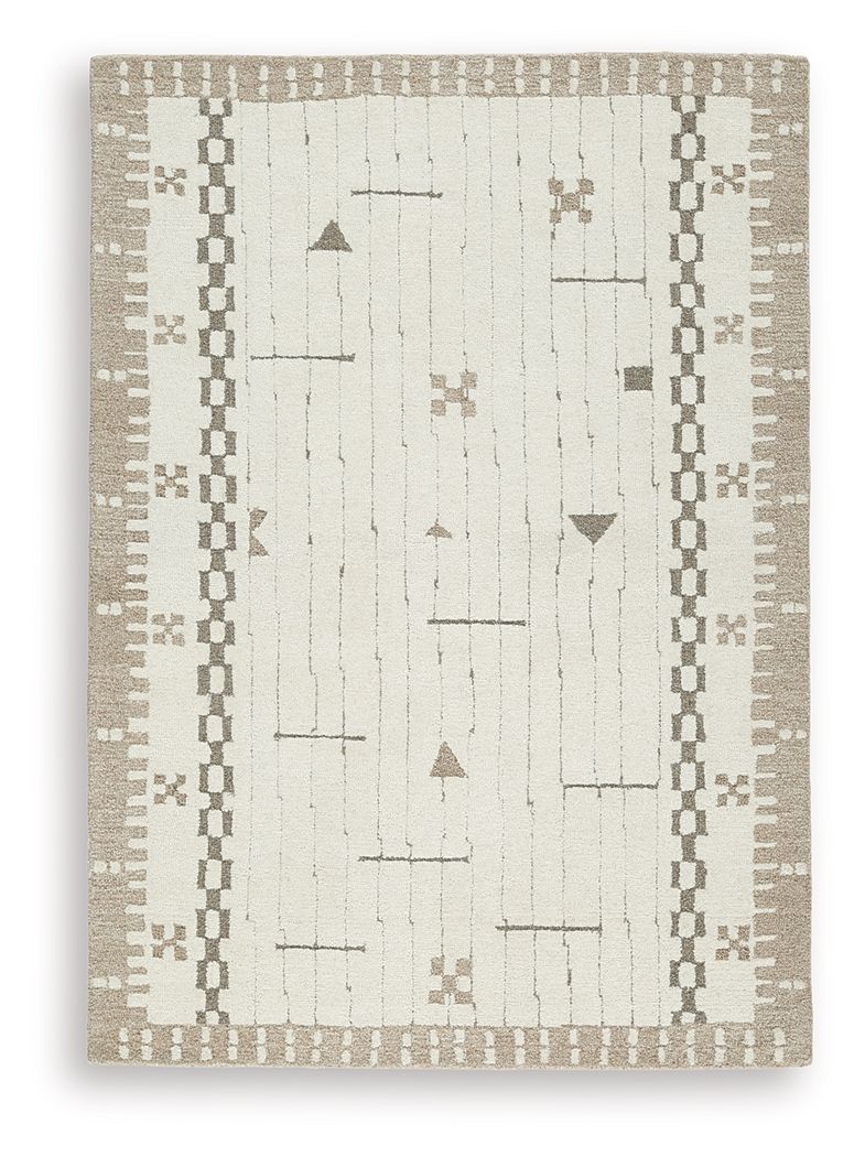 Dot - Medium Rug - Cream / Brown / Taupe