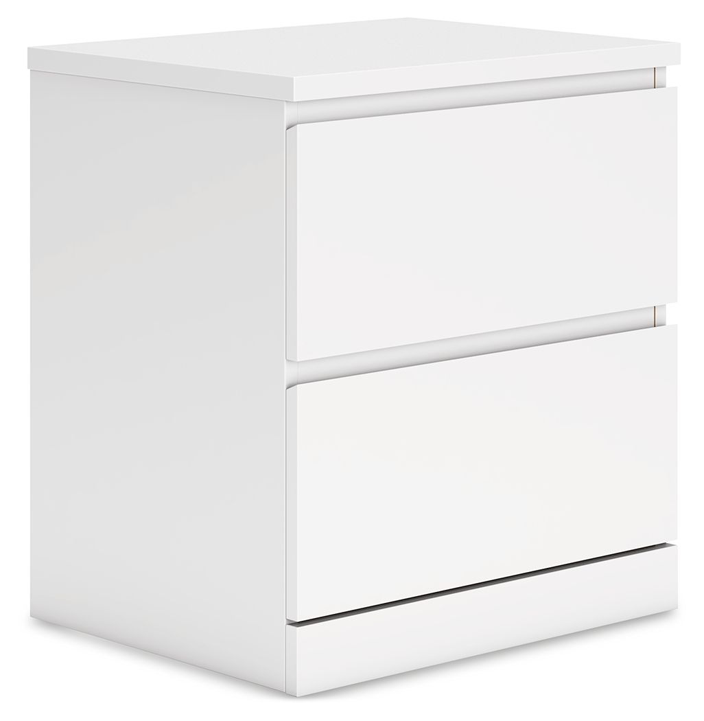 Onita - Two Drawer Night Stand - White