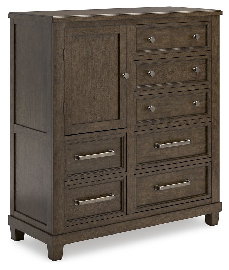 Hillcott - Door Chest - Dark Brown