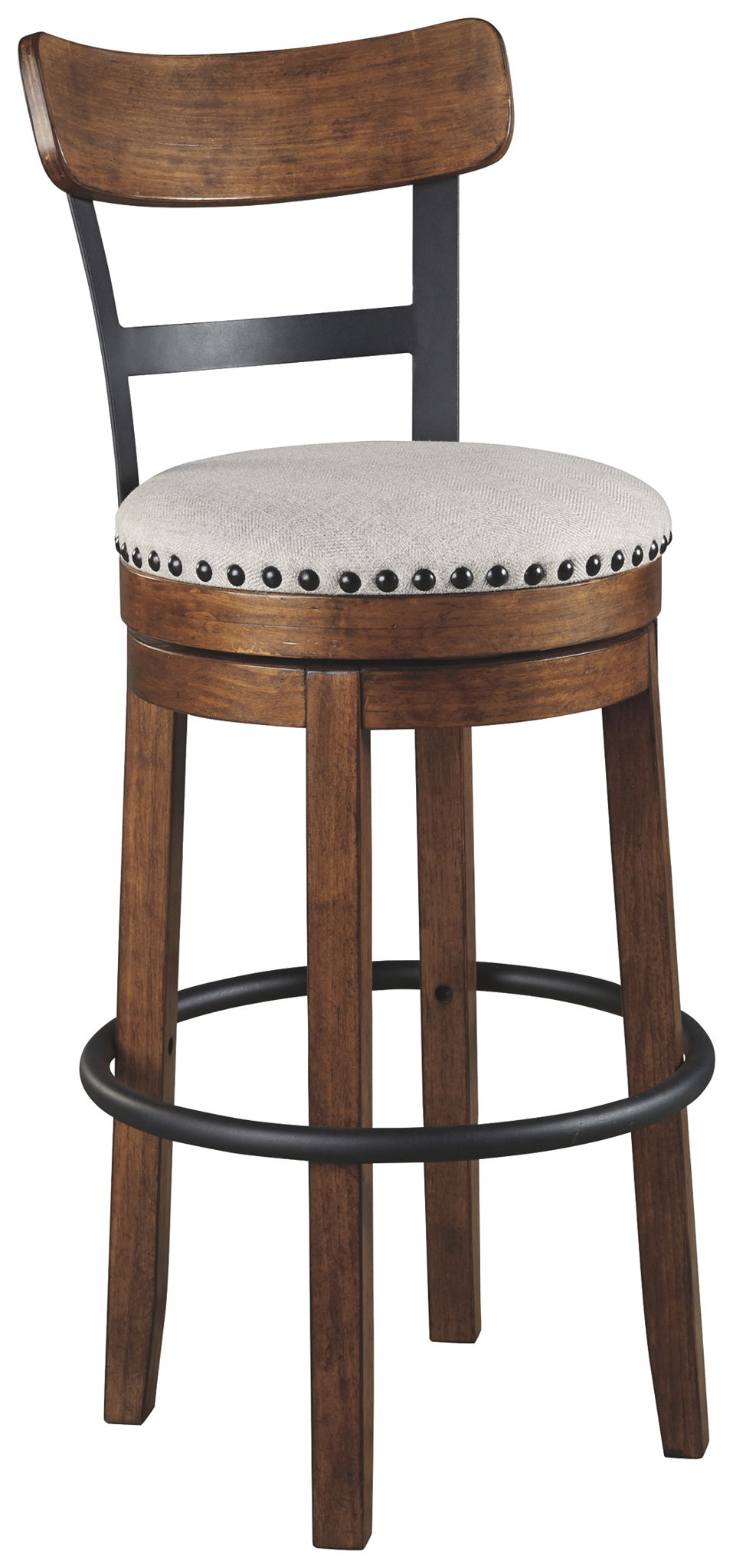 Regency Valebeck -  Tall Upholstered Swivel Barstool