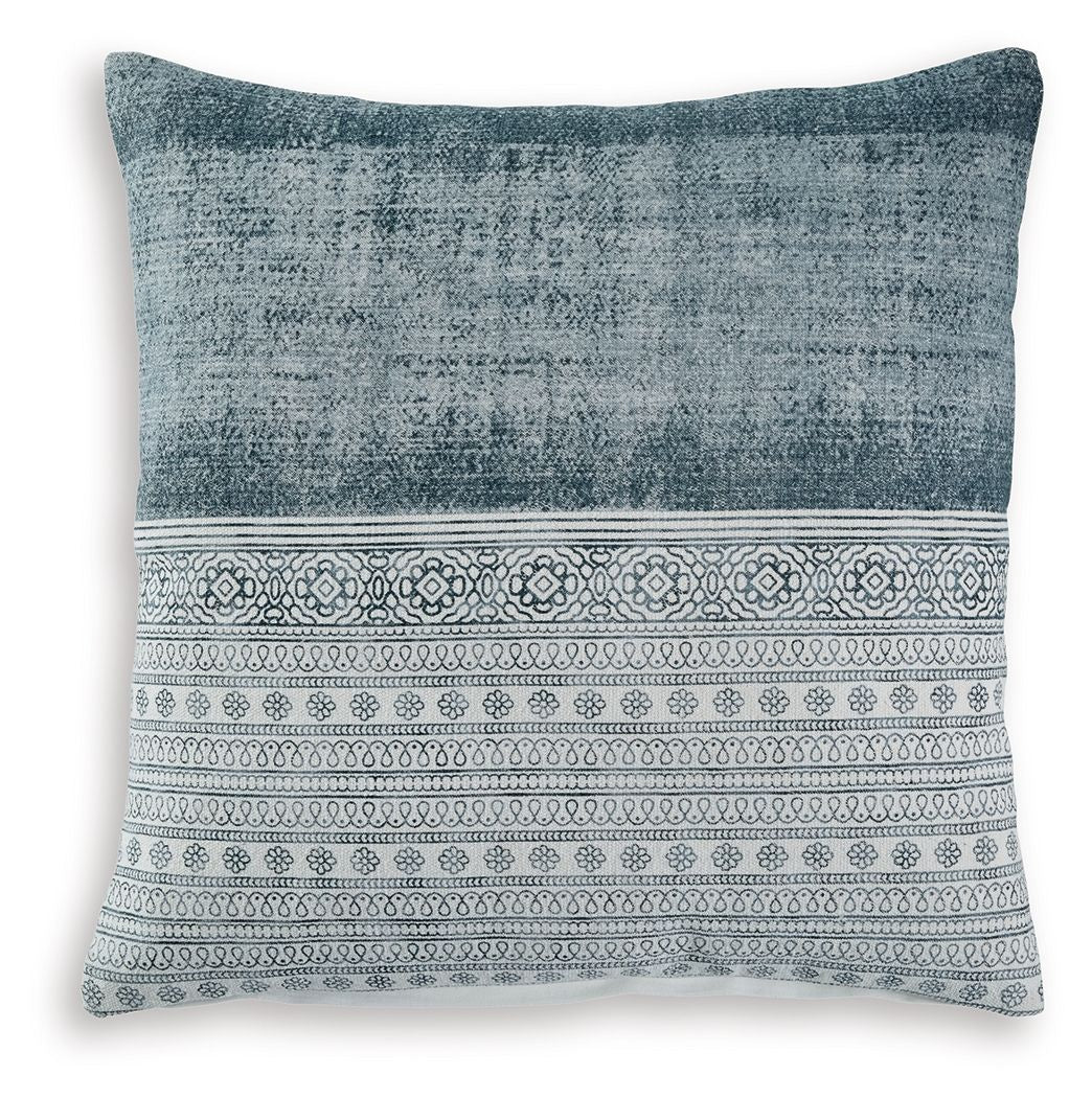 Harperville - Pillow (Set of 4) - Blue / White