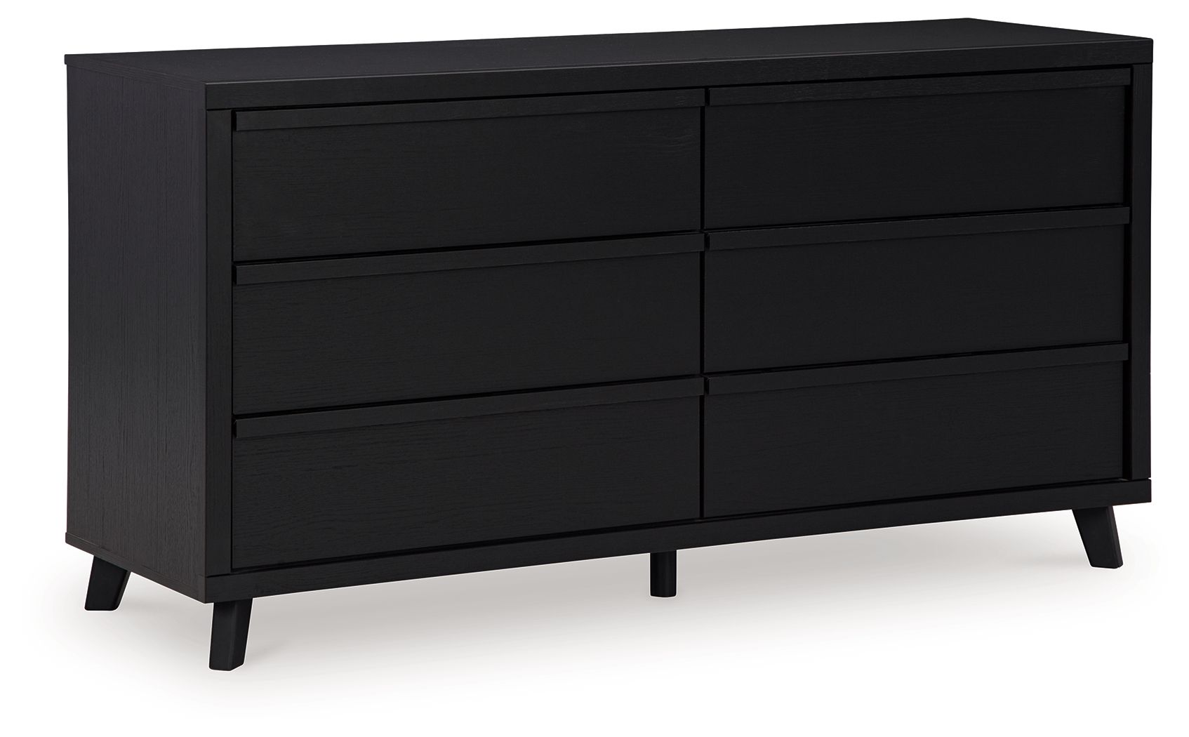 Danziar - Six Drawer Dresser - Black