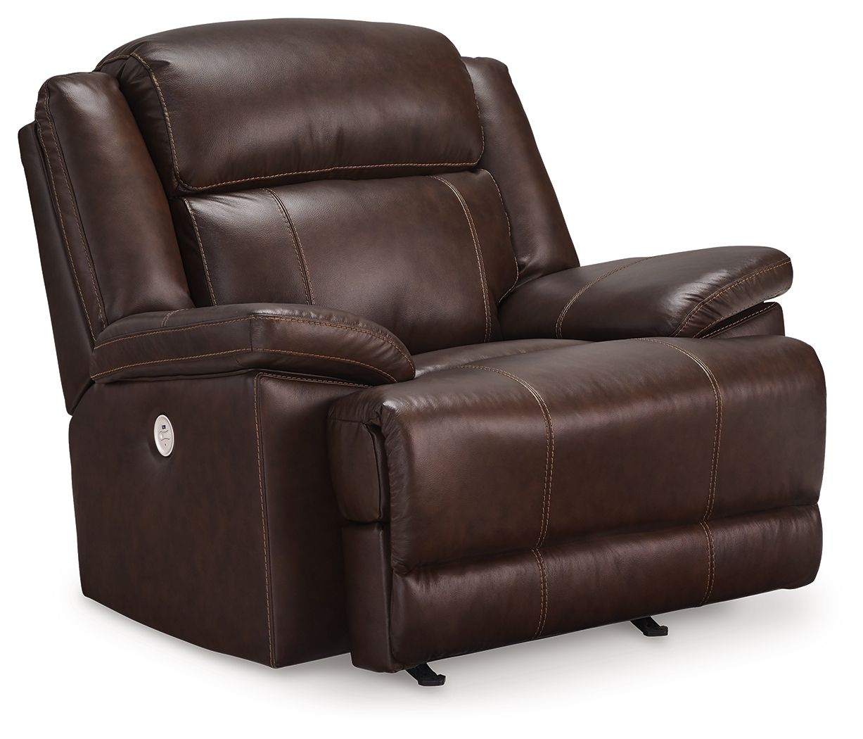 Vonkurt - Dark Brown - Power Rocker Recliner
