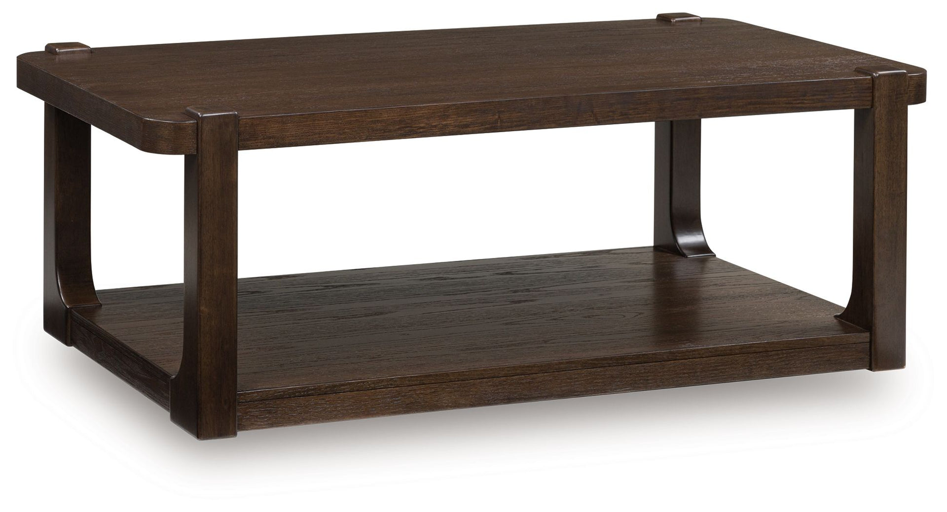 Breckington - Dark Brown - Rectangle Cocktail Table