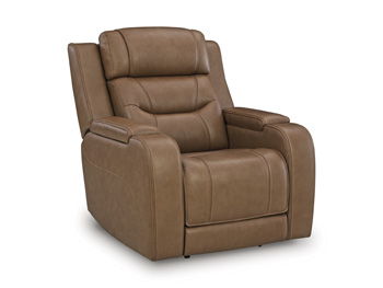Dreamer - Caramel - Power Recliner With Audio Seating