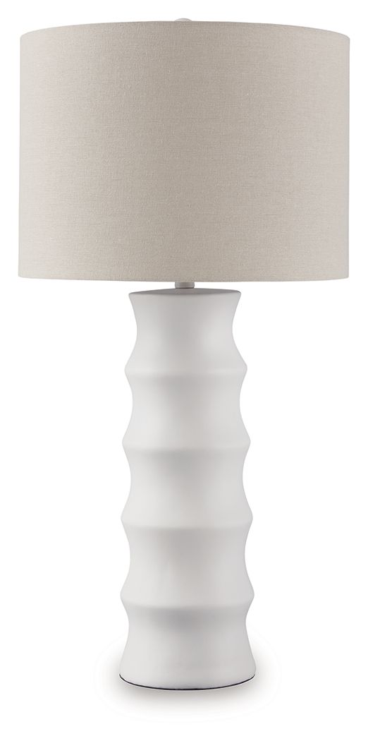 Veraleigh - Poly Table Lamp - White