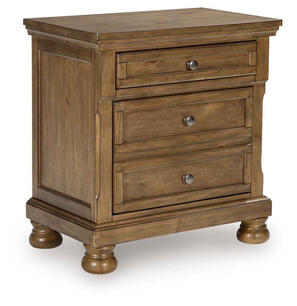Vandenmore - Medium Brown - Two Drawer Night Stand