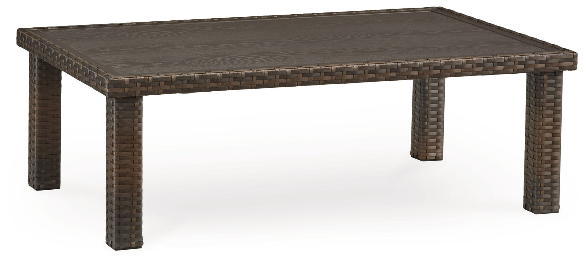 Wellingtons Peak - Dark Brown - Rectangular Cocktail Table
