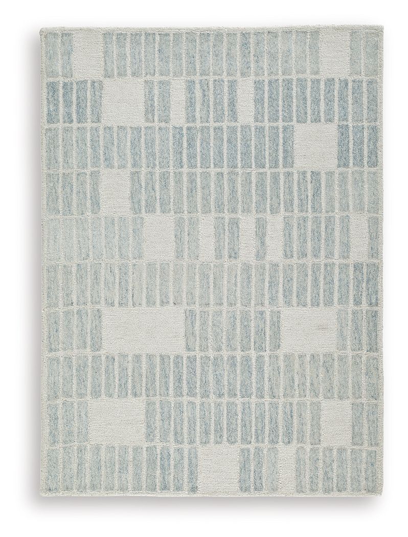 Dylanton - Medium Rug - Ivory / Blue