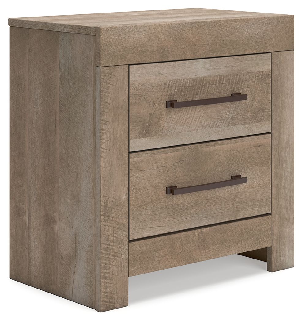 Gachester - Tan - Two Drawer Night Stand