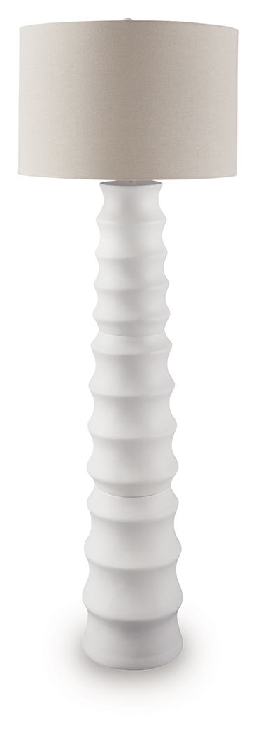 Veraleigh - Poly Floor Lamp - White