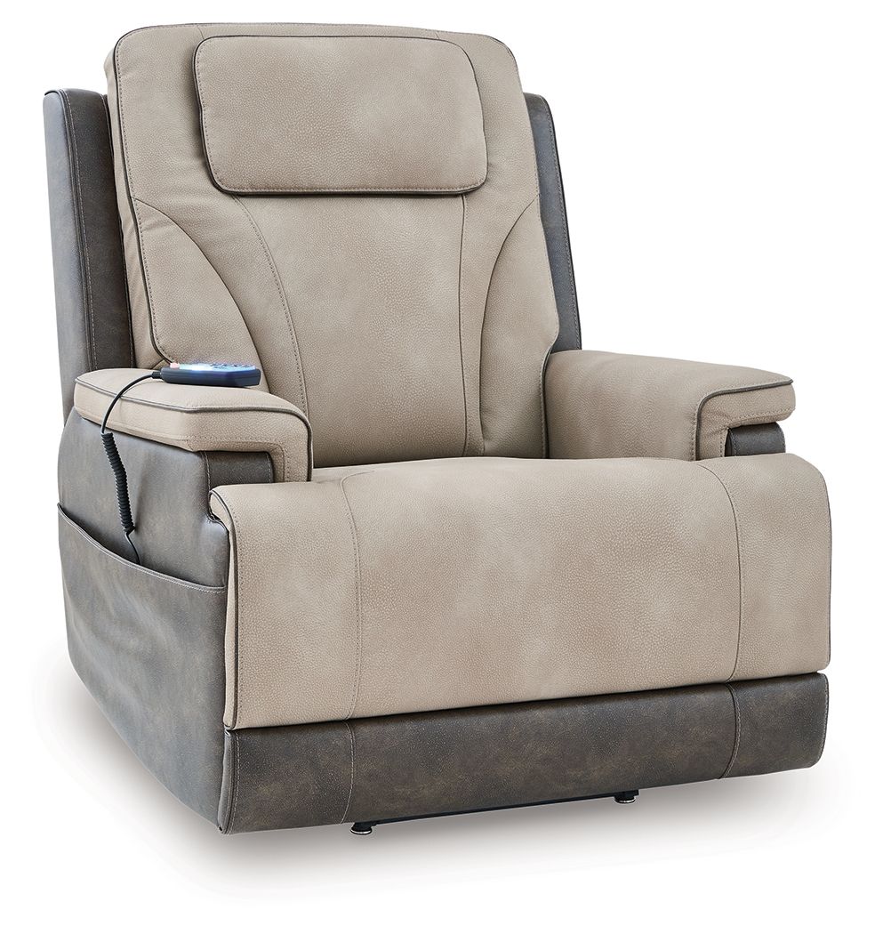 4Z-Serenity Zone - Sand - Power Lift Recliner