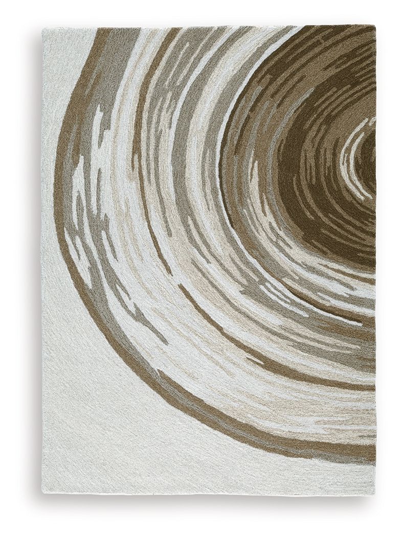 Rizwana - Medium Rug - Ivory / Brown / Gray