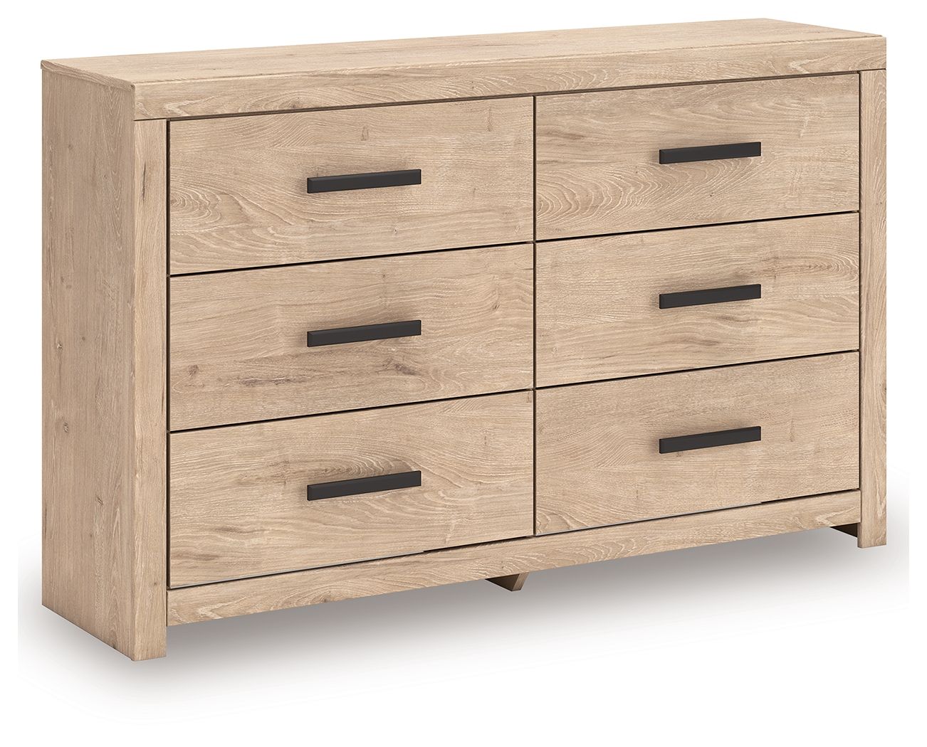 Sanginlane - Six Drawer Dresser - Tan