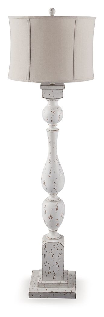 Madsbrook - Poly Floor Lamp - Antique White