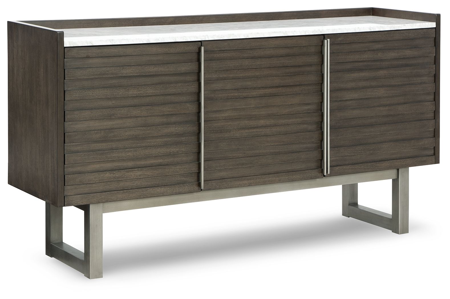 Arkenton - Dining Room Server - Grayish Brown / White