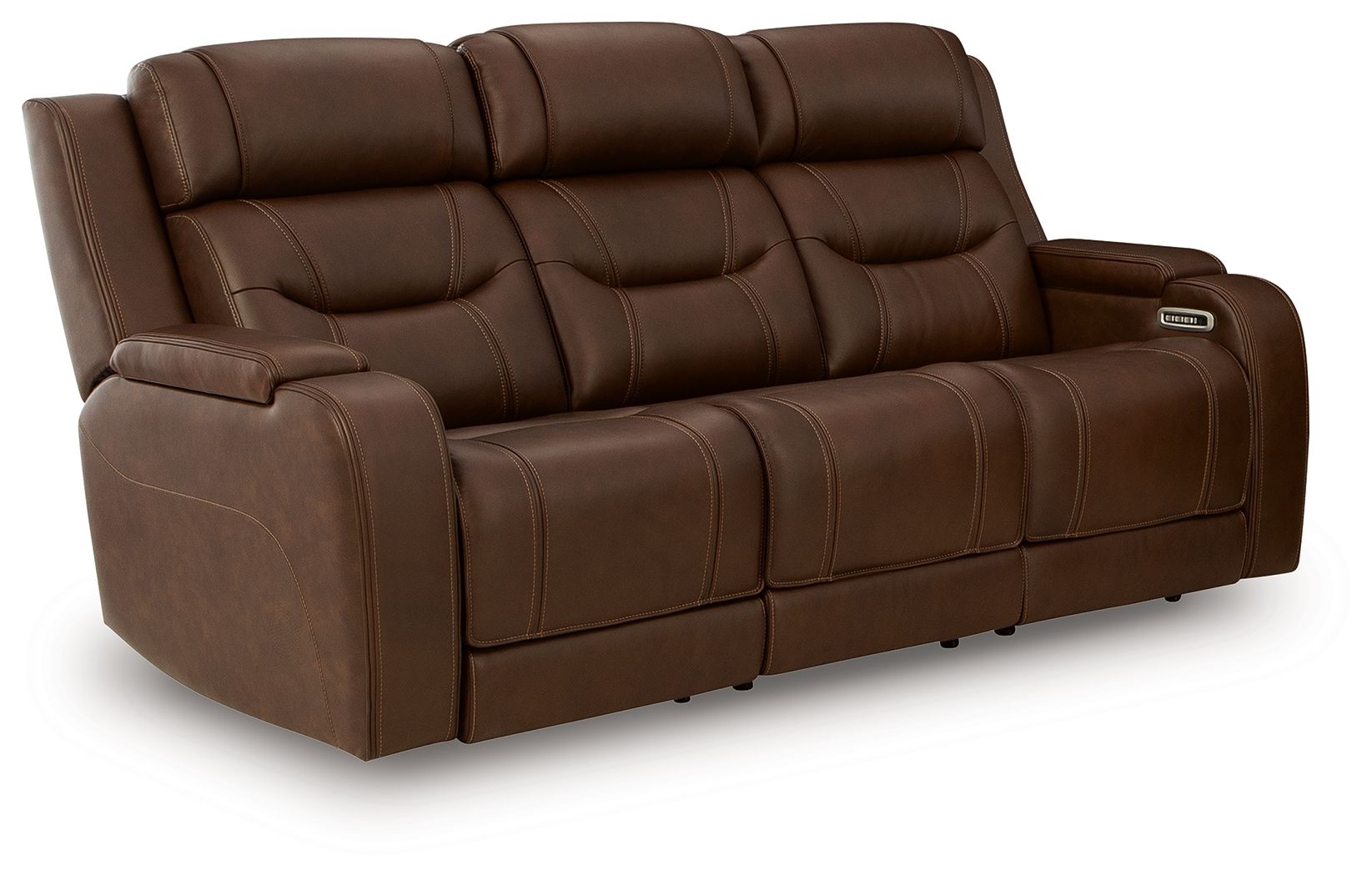 Dreamer - Brown - Power Reclining Sofa With Audio Seating