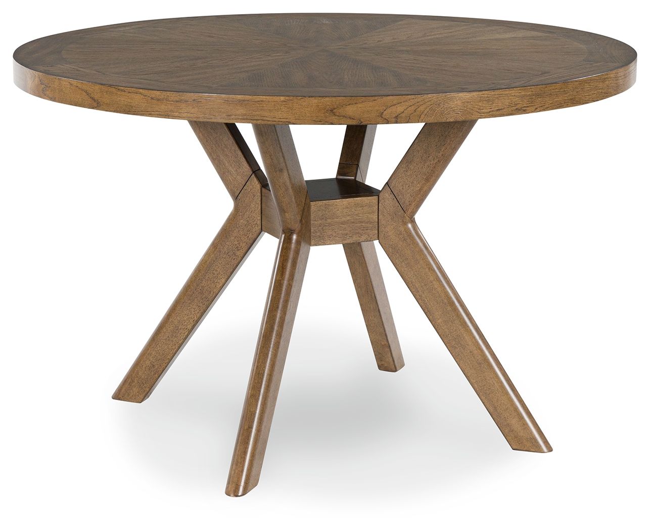 Roanhowe - Round Dining Room Table - Brown
