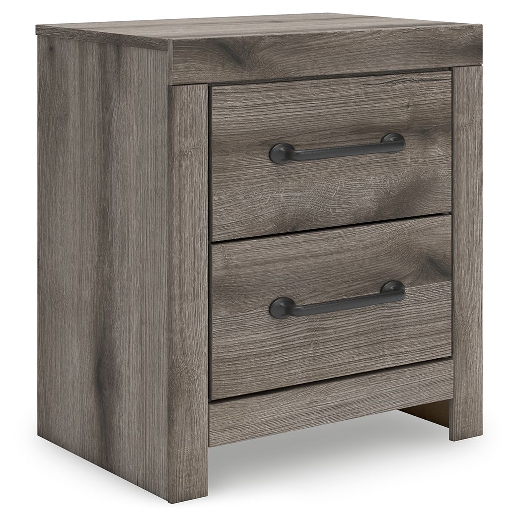 Urbanoore - Brown Gray - Two Drawer Night Stand