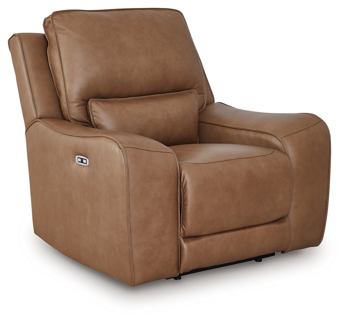 Silverbrooke - Caramel - Power Recliner / Adjustable Headrest