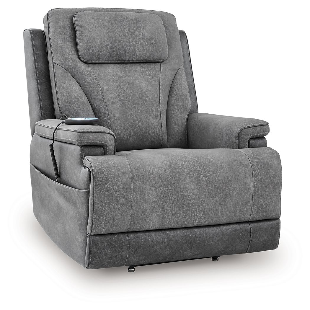 4Z-Serenity Zone - Slate - Power Lift Recliner
