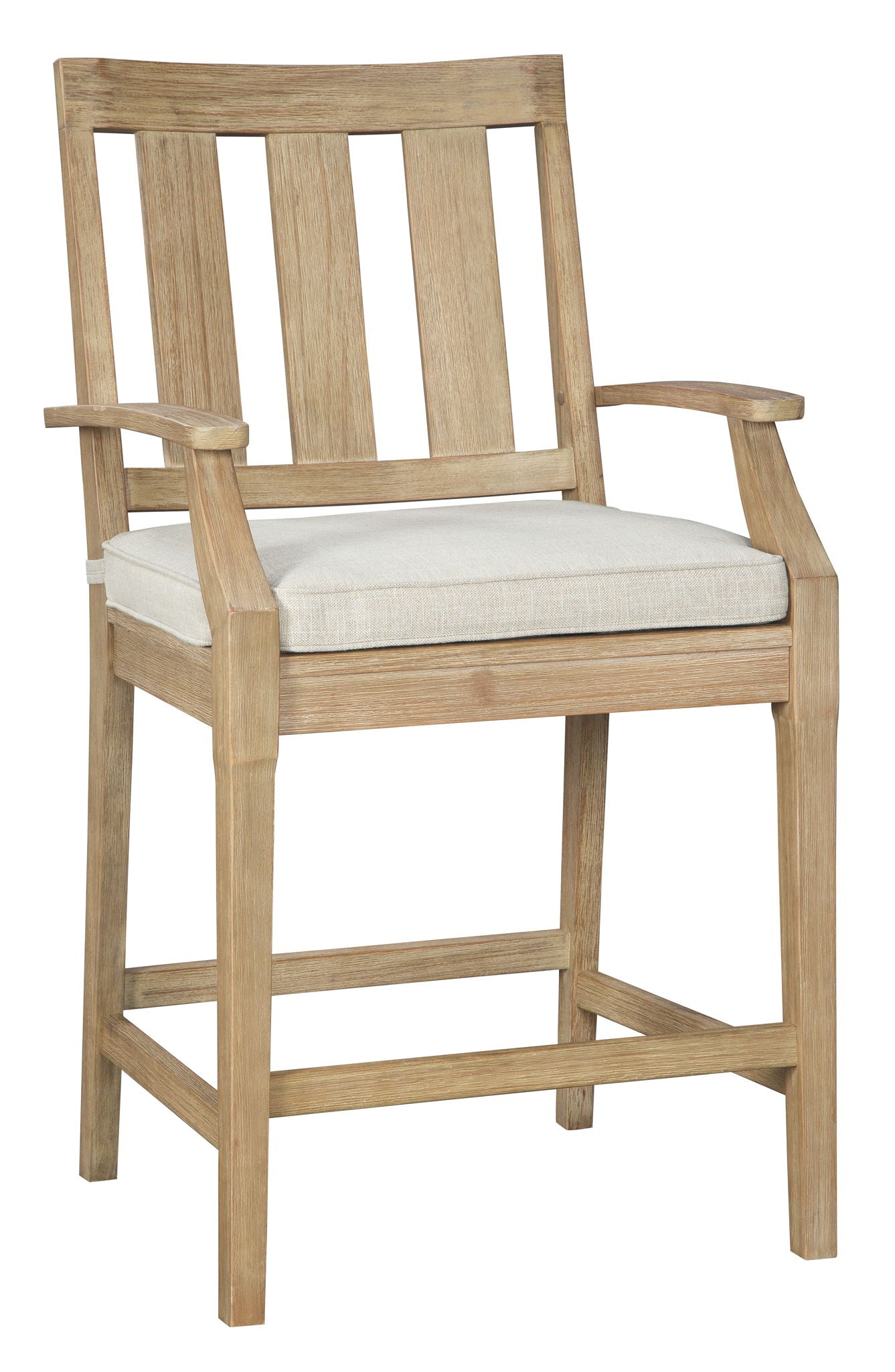 Clare View - Barstool with Cushion (Set of 2) - Beige