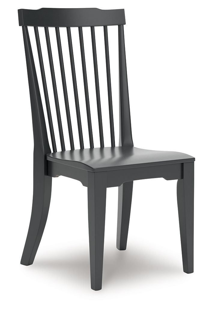 Plazaton - Black - Dining Room Side Chair (Set of 2)