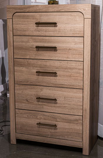 Hollymount - Five Drawer Chest - Tan