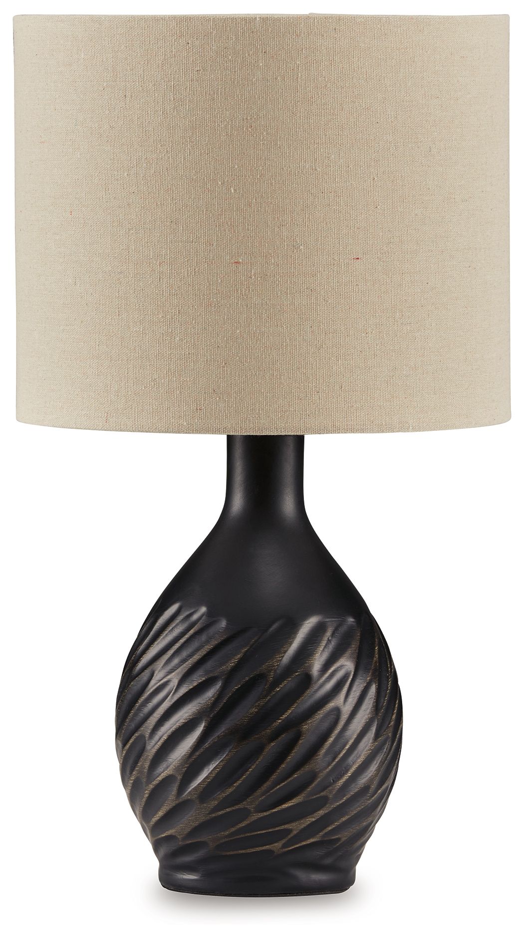 Garinton - Ceramic Table Lamp - Black