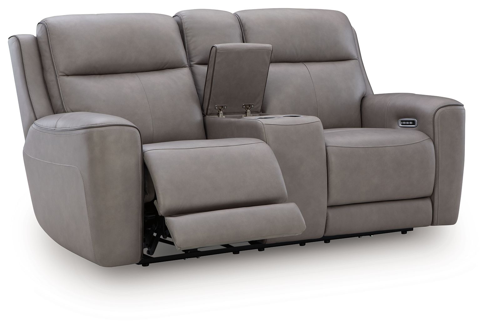 5Z-Relaxation - Coin - Power Reclining Loveseat with Console / Adj Headrest