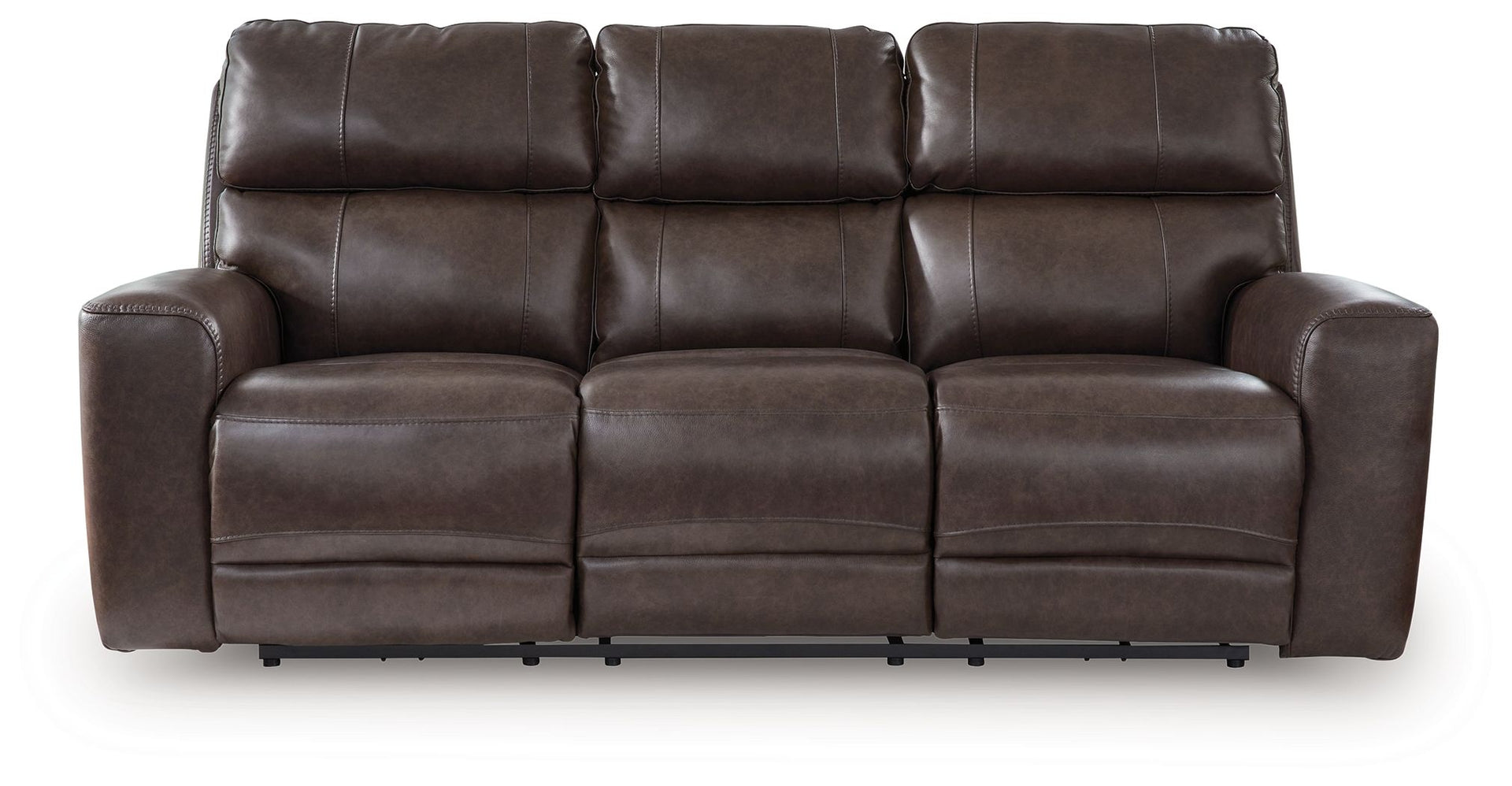 Beadel - Smoke - Power Reclining Sofa With Adjustable Headrest