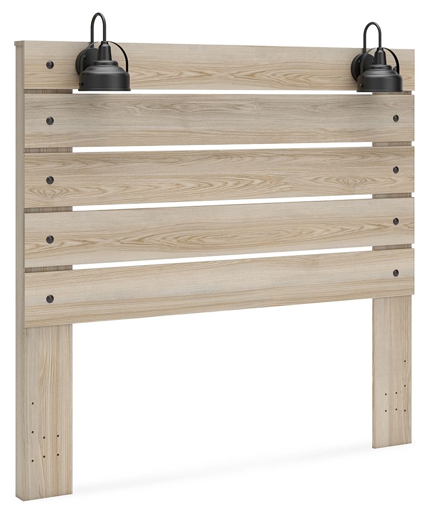 Senbry - Tan - Queen Panel Headboard