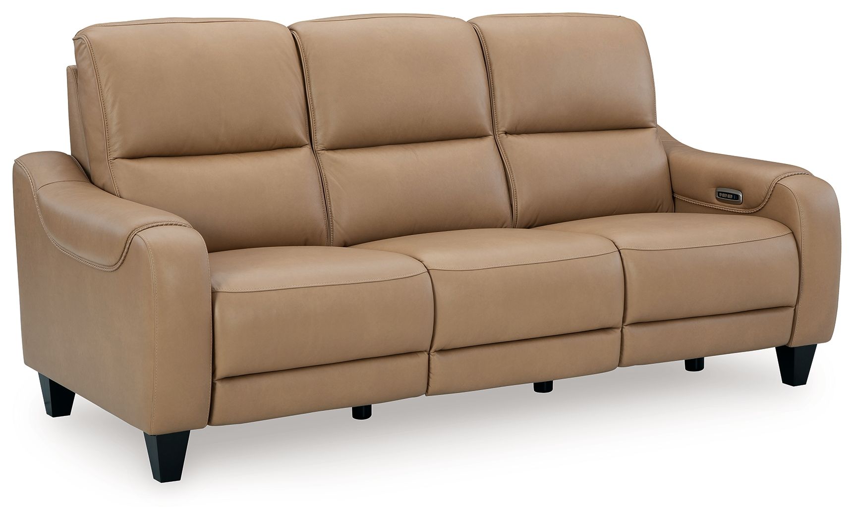 Mosswell - Toffee - Power Reclining Sofa With Adj Headrest