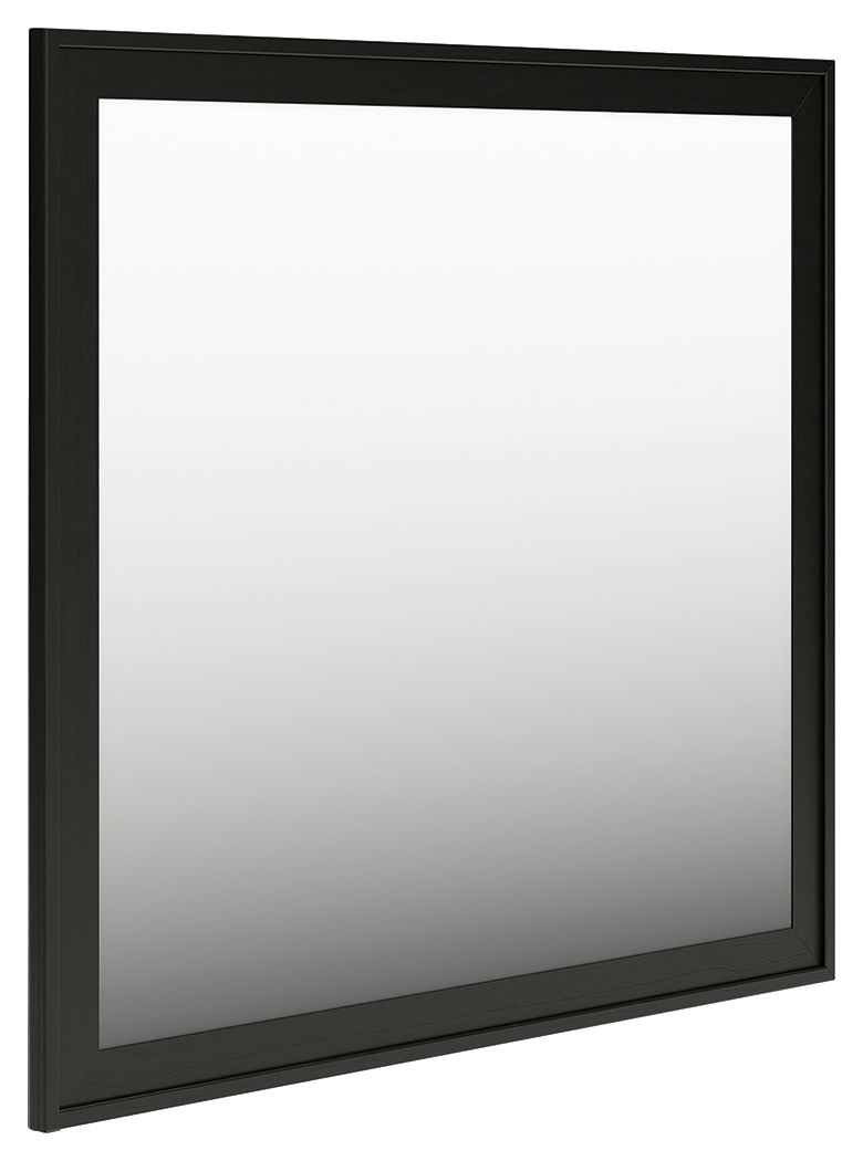 Portdown - Bedroom Mirror - Black
